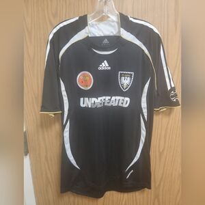 UNDEFEATED ARKITIP PETER SUTHERLAND ADIDAS Soccer Jersey Issue 34 Size Large
